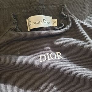 Dior Long Sleeve with Patterned Cuffs, Not Auth*